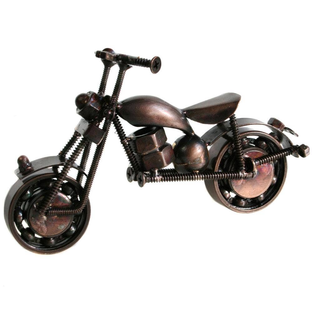 Model Motorbike, Recycled Bike Parts