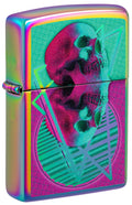 Zippo - 151 Skull Mirrored Genuine Lighter