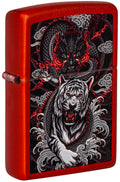 Zippo - 49475 Dragon Tiger Design Genuine Lighter