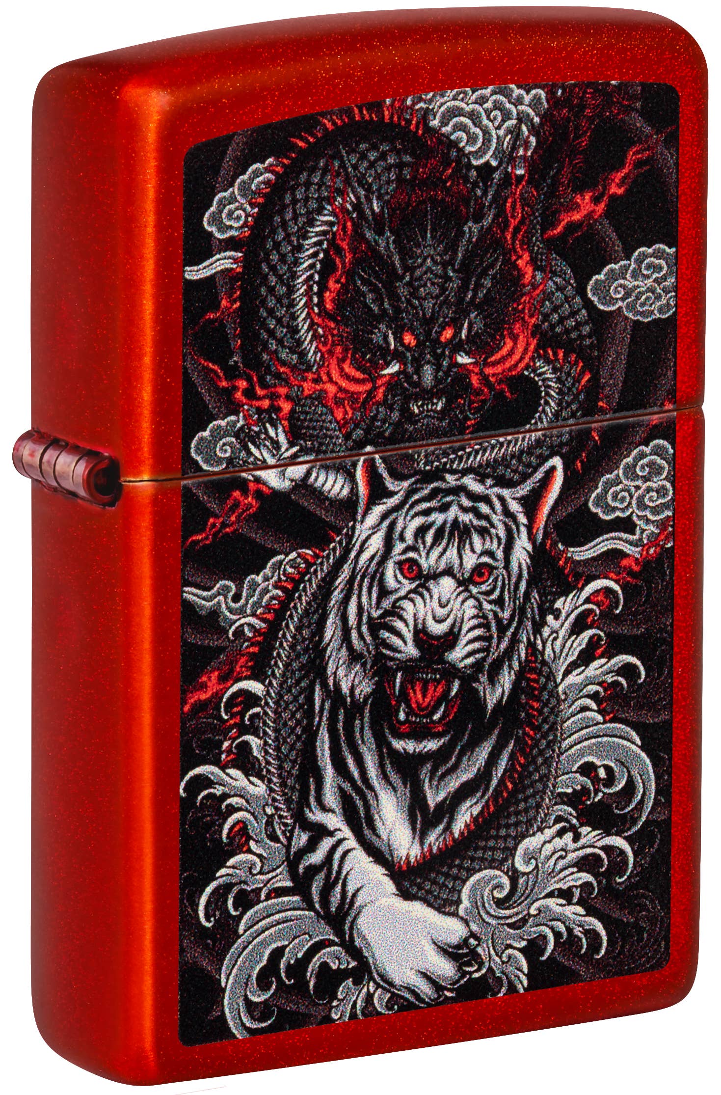 Zippo - 49475 Dragon Tiger Design Genuine Lighter