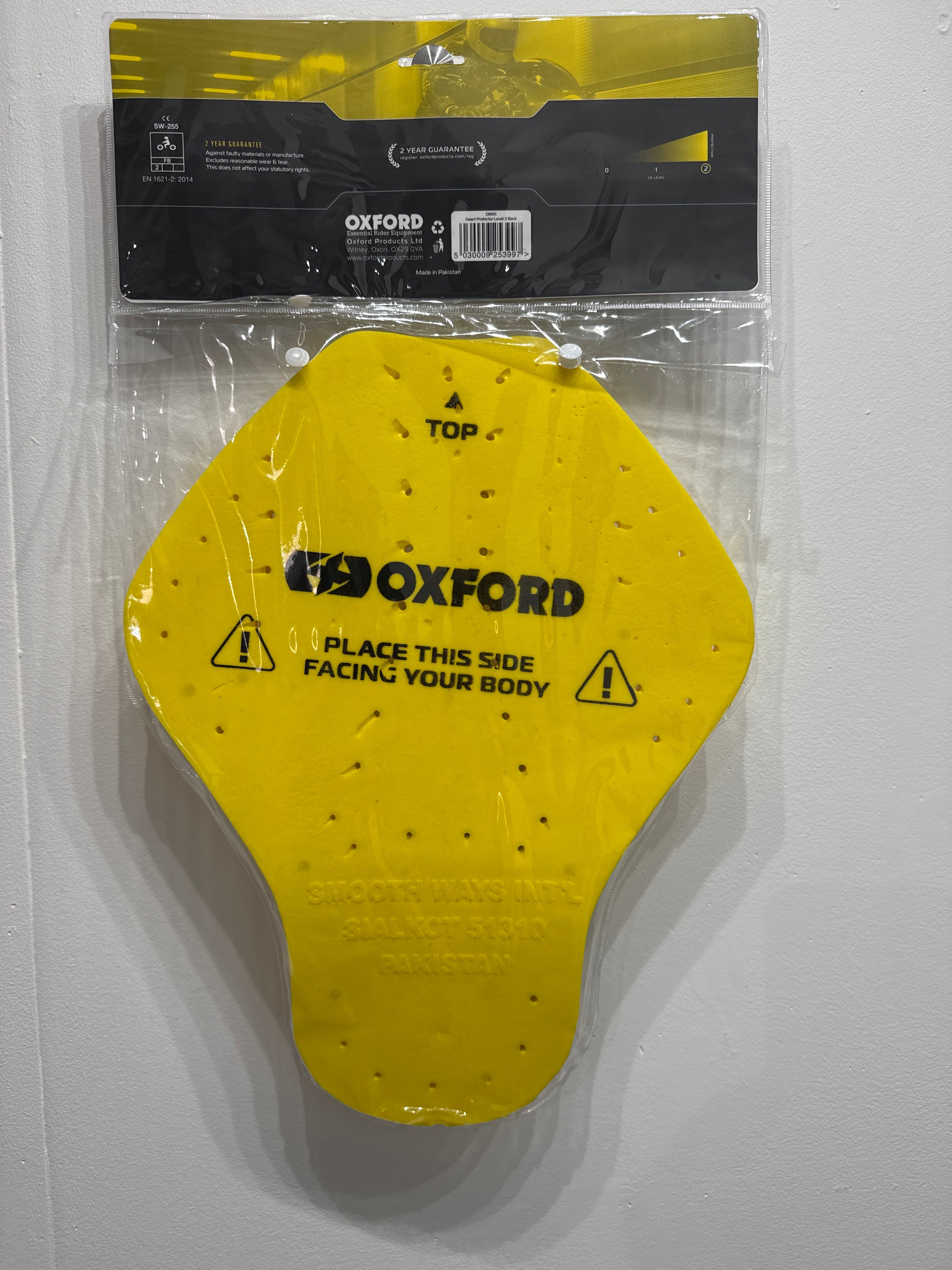 Oxford Insert Back Protector Level 2